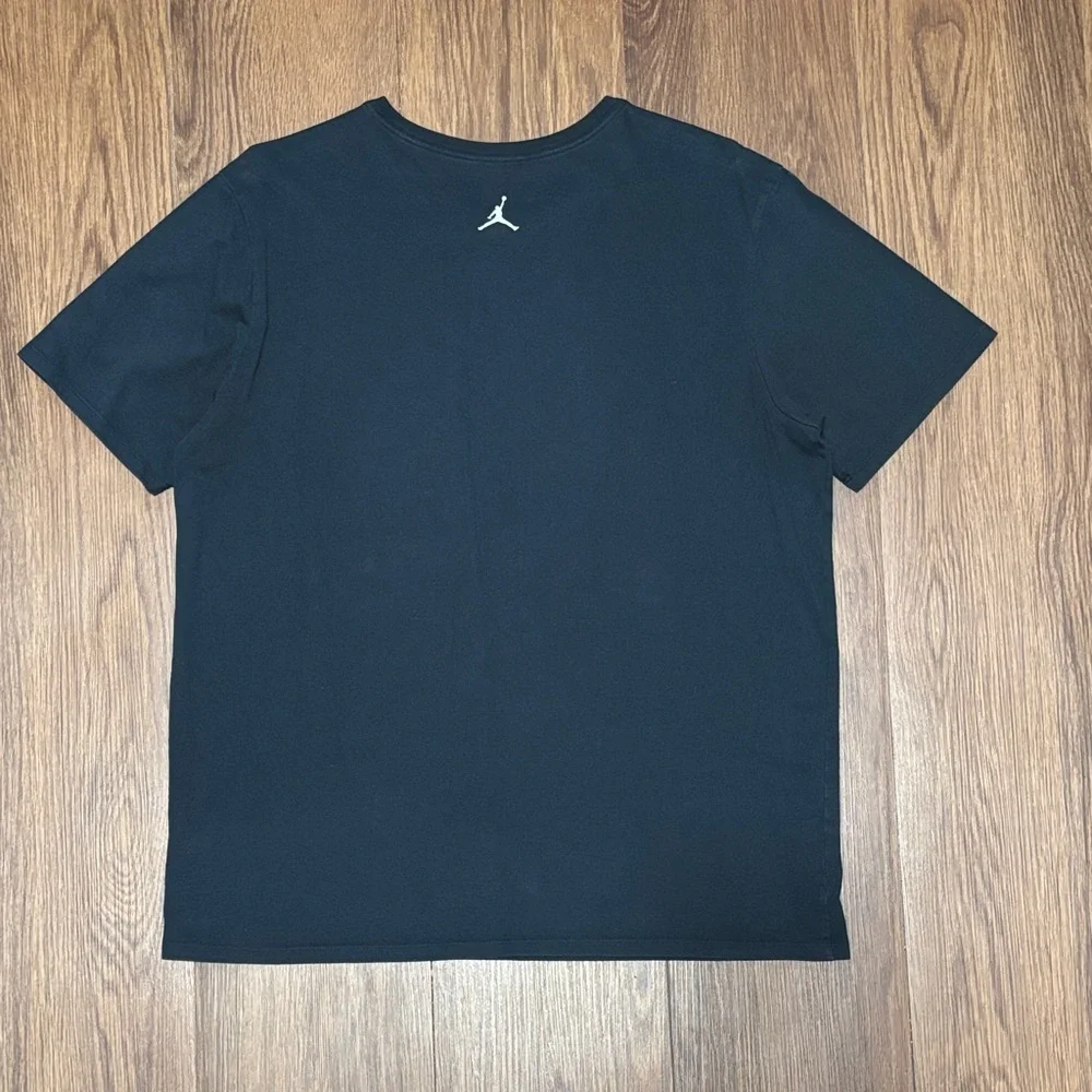 Air Jordan Six Graphic T-Shirt Black Red Jumpman Logo Tee Men’s XL